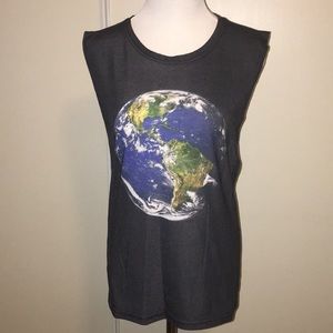 Topshop Tee and Cake World Muscle Top in Size 2